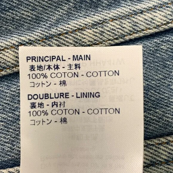 Louis Vuitton Blue Denim Long-Sleeve Jacket